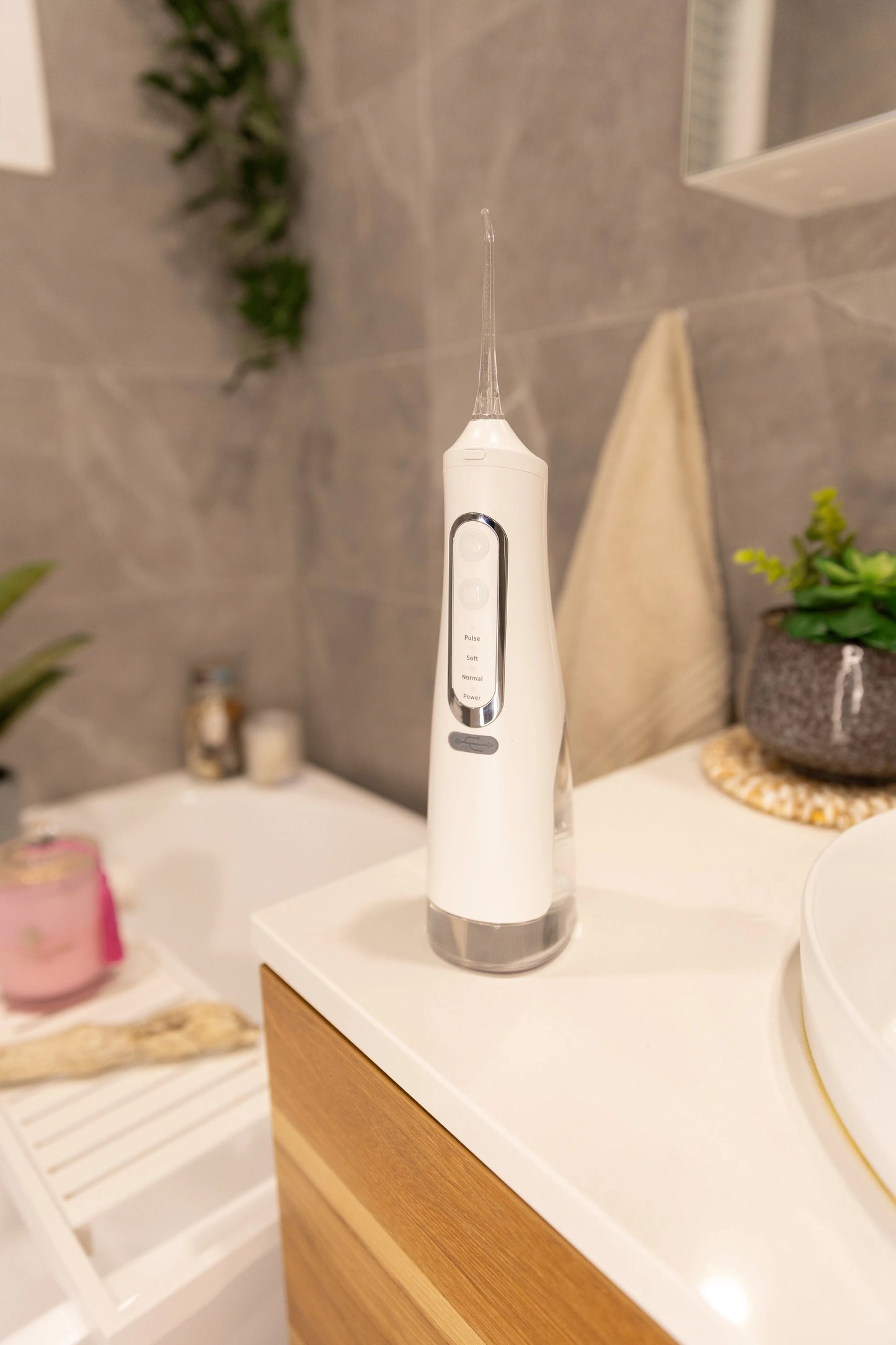 Premium WorkSmart Water Flosser – 4-in-1 - Cordless, Rechargeable Dental Jet | Removes 99.9% Plaque | AU Stock